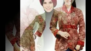 Model Baju Batik Atasan Wanita Terbaru Dan Modern