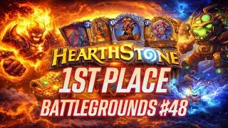 Hearthstone Battlegrounds #48 | Strong Quilboar Build 🐗 | 1st Place