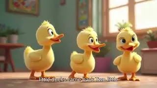 🦆🎶 Пять маленьких утят – Веселая детская песенка! 🌊✨ #ДетскиеПесни #детскиепесни #пятьмаленькихутят