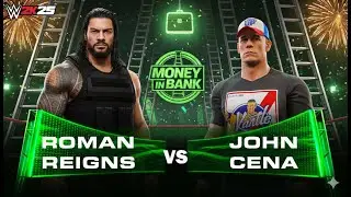 WWE2K25: JOHN CENA VS ROMAN REIGNS| #wwe