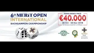 6th Merit Open International Backgammon Championship Day 4
