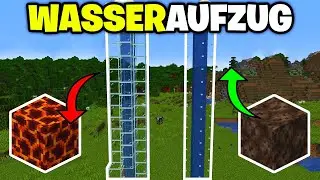 Minecraft Wasser Aufzug bauen einfach - Minecraft Fahrstuhl bauen Tutorial 1.21