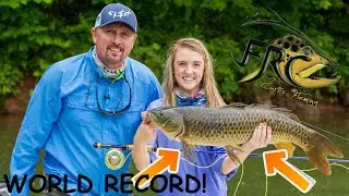 Fly Fishing for a World Record!!| Carps on Cicadas