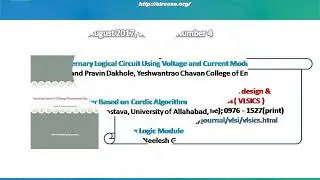 International journal of VLSI design & Communication Systems  ( VLSICS )