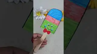 paper ice cream craft ideas for kids/cute ice cream craft #craft #art #papercraft #icecream #kids