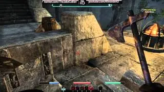 Elder Scrolls Online | Quest Boss Fight! The Struggle.
