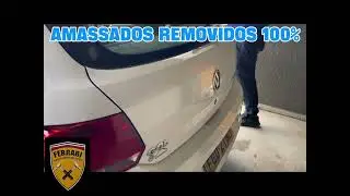 VW GOL com diversos amassados