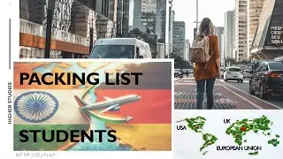 Jet Set Student: Essential Packing List for Studying Abroad in Europe, UK, and USA! Higher Studies