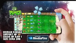 RARE‼️GAME PLANTS VS ZOMBIE DI PPSSPP | OFFLINE - UKURAN RINGAN CUMA 2MB | LANCAR DI HP KENTANG 