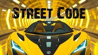 Hermss - Street Code | Copyright Free Music | Visualizer (Lyrics)
