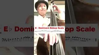 Let's practice E♭ Dominant Bebop Scale / E♭ ドミナントビバップスケールを練習しよう　#Shorts