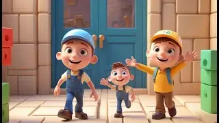 Roblox Little Builder Got Stuck in the Ma AV1 | Kids Songs & Nursery Rhymes