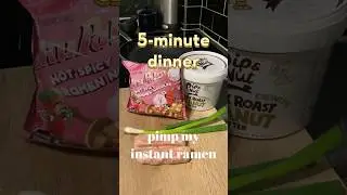 5-minute dinner - pimp my instant ramen #food #cooking #easyrecipe #recipe #ramen