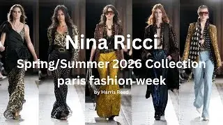 Ricci Spring/Summer 2026 Collection paris fashion week by Harris Reed #fashion