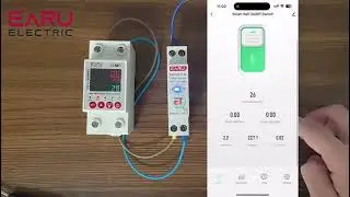 Disyuntor inteligente Tuya WiFi MCB 1P + N 63A temporizador energ&iacute;a