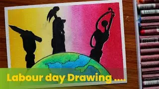 Labour day drawing / World labour day poster / International workers day drawing
