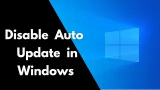 Disable Auto Update in Windows 10