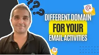 Why should you use different domains for your email activities?