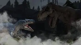 T-Rex vs Allosaurus (SFM Short)