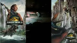 Jurassic World: Rebirth Escaping The Island, and Distortus Rex Attack Part 1 Theater Reaction