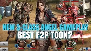 NEW S-CLASS ANGEL GAMEPLAY! BEST F2P TOON? - Walking Dead Road to Survival