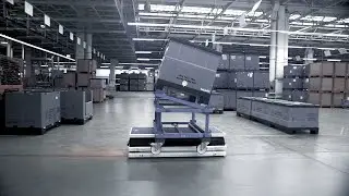 ek robotics x Miele | FAST MOVE Transportroboter - Versorgung und Entsorgung von Montagelinien