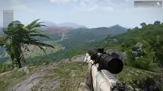 ArmA 3 - Long shot test with M320 LRR .408 (1979m)