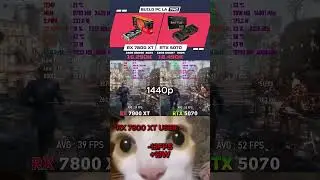 So s&aacute;nh RX 7800 XT vs RTX 5070