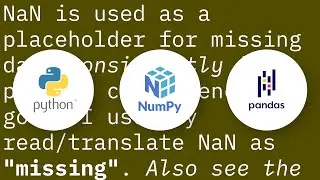 What is the difference between NaN and None?