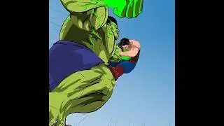 Hulk Vs Superman #clips #shorts