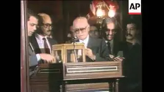 Lebanese President Assassinated, Lebanon Makes Auon an Outlaw