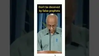 Don't be deceived by false prophets (By: Ps.Zac Poonen) #Sermonclip #ZacPoonen #cfc #shorts #viral