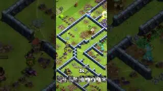 coc rank pushing gone wrong Grand warder is crazy #coc #clashofclans #funnyvideo #supercell