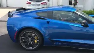 Corvette C7 Z06 Laguna Blue, Great sound