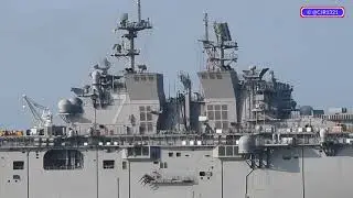 USS Tripoli (LHA 7) Outbound - August 25, 2021 - San Diego