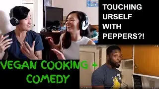 Vegan REACTS to VEGAN comic PREACHER LAWSON's stand up/ cooking video!