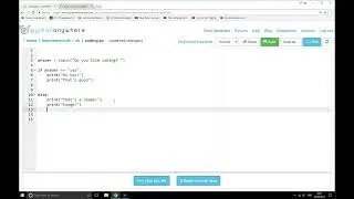 Python Beginner's Course Lesson 2 - Part 1