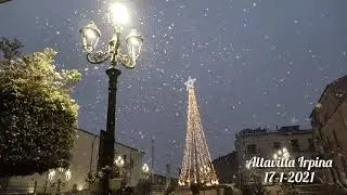 Nevicata Snowfall Altavilla Irpina (AV) 17-1-2021