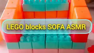 Lego blocks sofa ASMR satisfying video #asmr #satisfying #legotoys #toys 