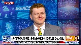 Logan Kaplan on Fox News - Building a LEGO YouTube Empire