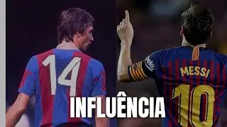 Como Cruyff interferiu na carreira do Messi!
