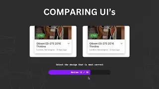 Comparing UI's - I Failed 😭