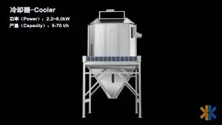 Counter Flow Air Cooler For Feed milling