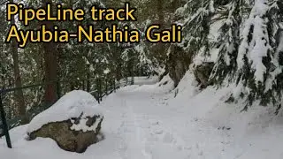 Pipe Line track-Pipe line track in winter-Moto Tunnel ayubia