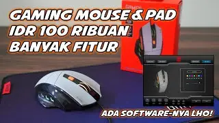 Gaming Mouse 100 ribuan keren dengan aplikasi untuk customize - Gamen GM300 & GPL