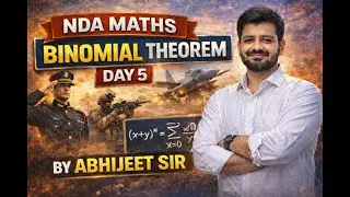BINOMIAL THEOREM CLASS-5 BY ABHIJEET SINGH #nda #missionnda