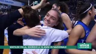 Matilde Villa, esordio a 16 anni in Nazionale maggiore di basket