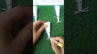 Easy paper mouse finger puppet. #shorts#shortvideo