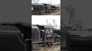 Keighley & Worth Valley Railway Steam Gala 2025 KWVR 44871 Locomotive Train Spotting West Yorkshire