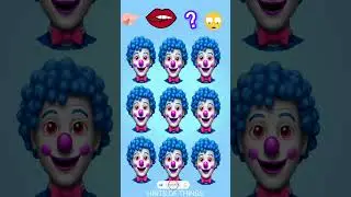 Joker puzzle can u find lips #emojigame #emojyfind #games #shortsfeed